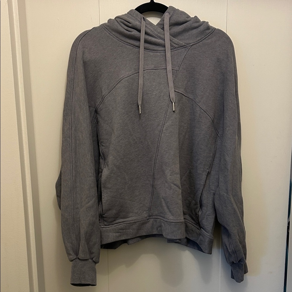 Lululemon Gray Hooded Sweatshirt
